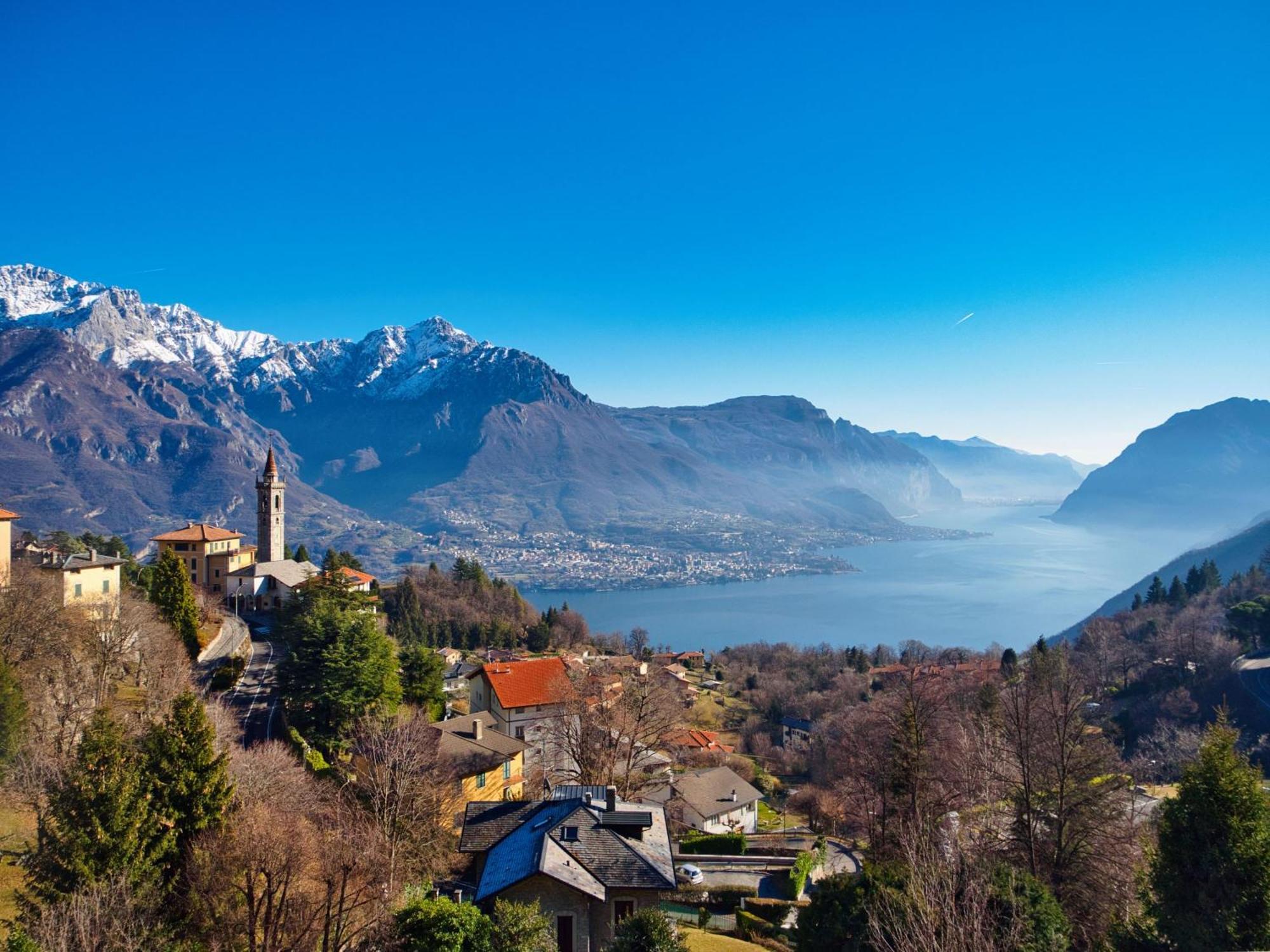 Panoramic Lakeview House Bellagio Civenna Bagian luar foto